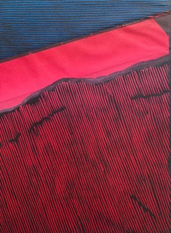 A division. Woodcut, Linocut, Op art, Abstract Print, Colorful, Polish art