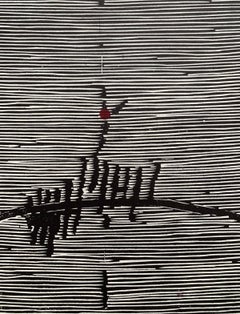 Líneas: un récord. Xilografía, Linograbado, Op art, Grabado abstracto, Arte polaco