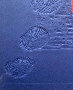 Signs 1. Linocut, Embossed print, Op art, Abstract Print, Colorful, Polish art