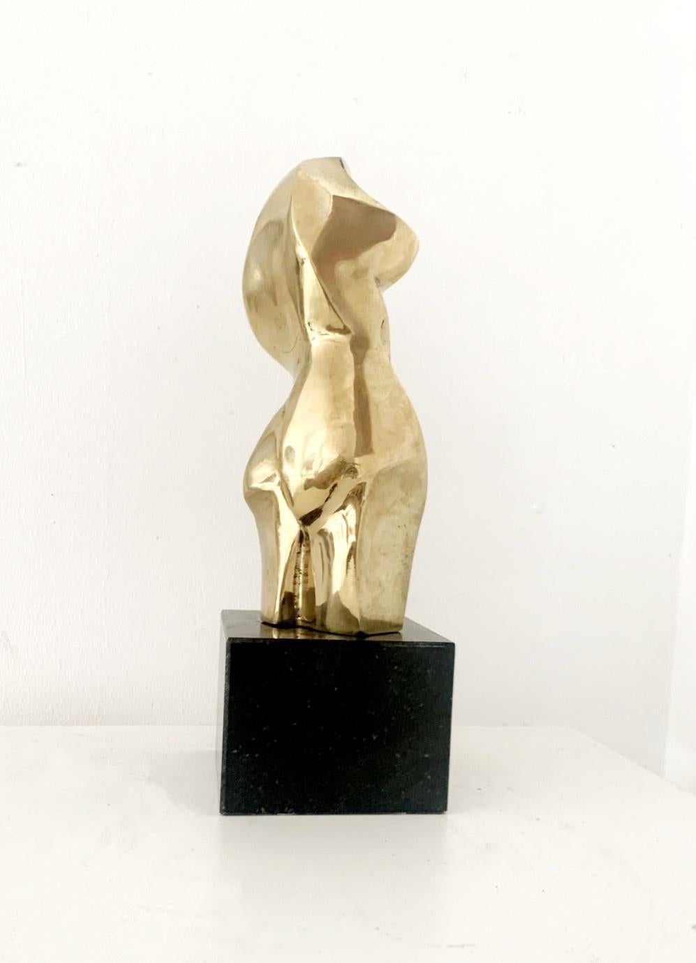 Nude - 21st Century, Contemporary Brass Figurative Sculpture, Polish art For Sale 2