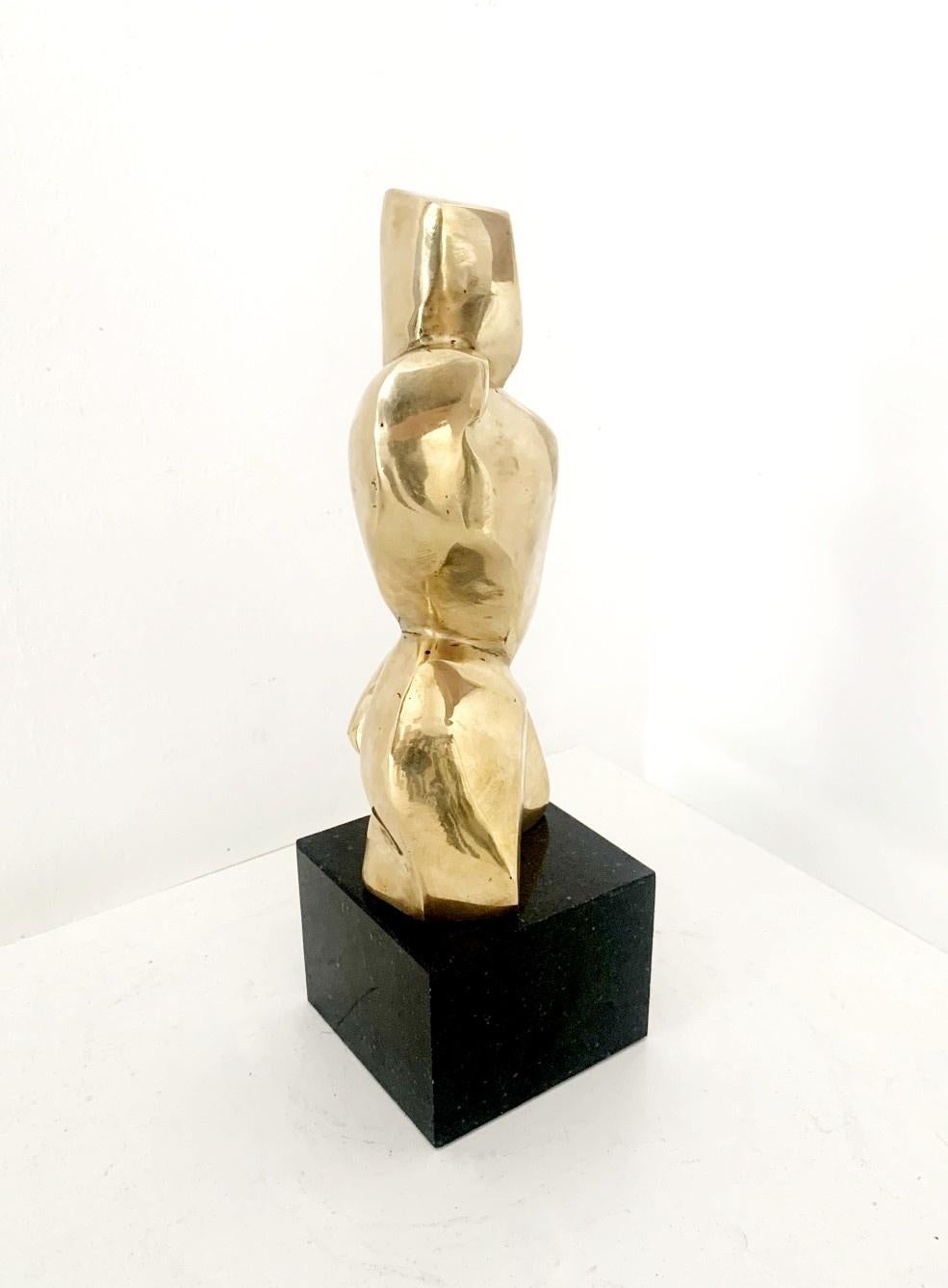 Dimensions are given with the base. Sculpture is not mounted on the base, it comes as two pieces. Dimensions without the base are: 23 x 12 x 8 cm (ca 9 x 4.7 x 3.1 inches)


RYSZARD PIOTROWSKI (born in 1952) Sculptor. He graduated from the Academy