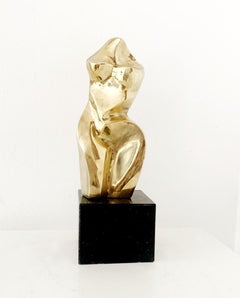 Desnudo - Siglo XXI, Escultura figurativa contemporánea de latón, arte polaco
