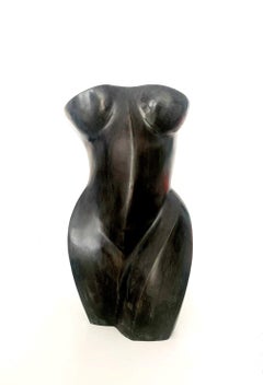 Akt - 21. Jahrhundert, Zeitgenössische figurative Skulptur aus Messing, Polnische Kunst