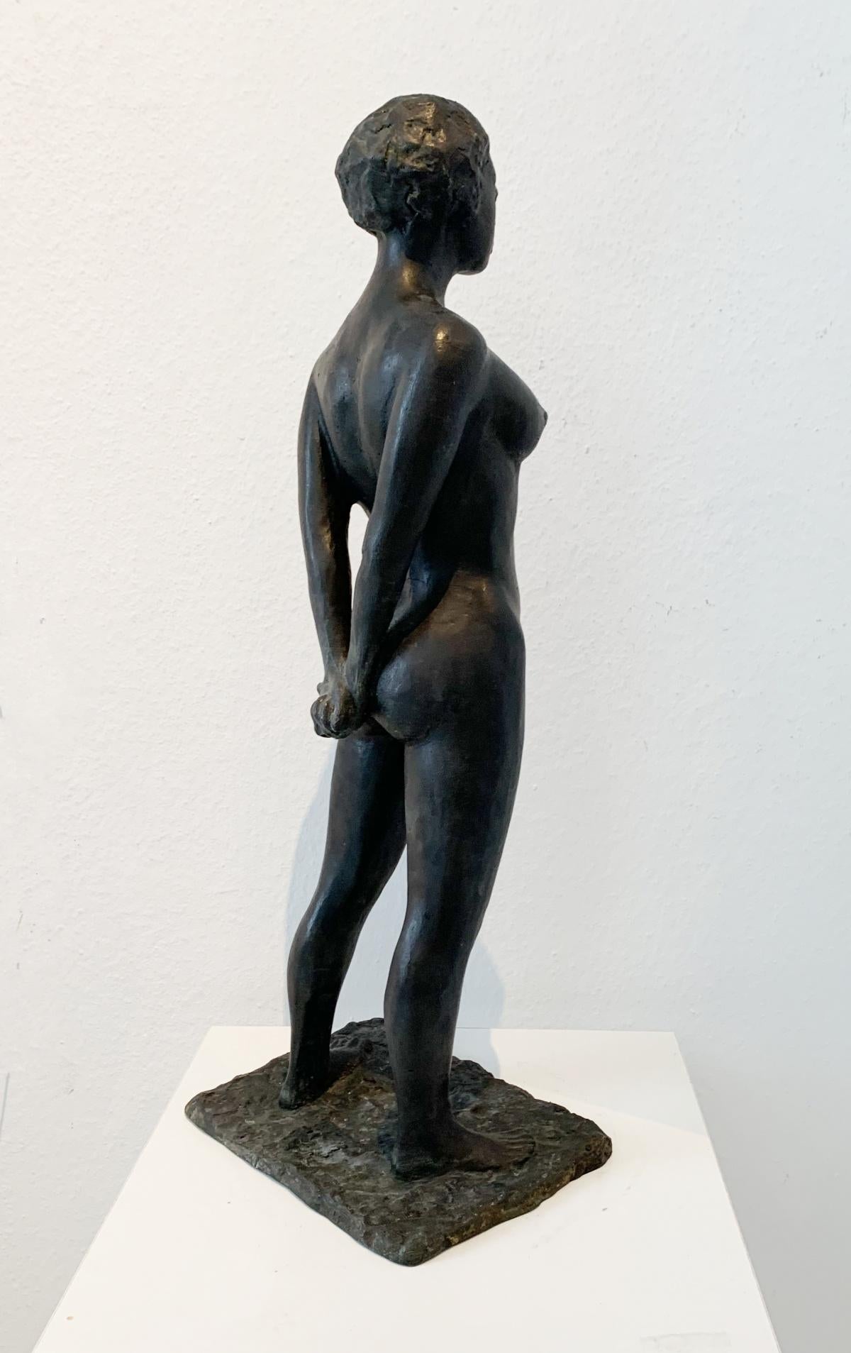 Frau – 21. Jahrhundert, zeitgenössische figurative Bronzeskulptur, weiblicher Akt (Zeitgenössisch), Sculpture, von Ryszard Piotrowski