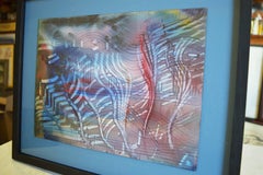 Rythmic Abstract Watercolor by Barry Bleach