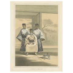 Ryukyu Inseln Regent Druck - Antike Japan Taiwan Lithographie, 1856