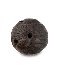 Ryusa Manju netsuke depicting a phénix