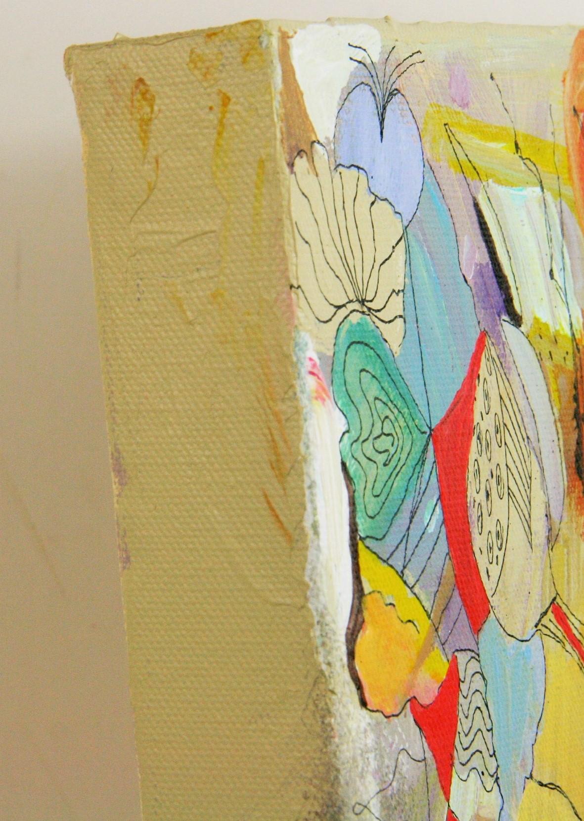 Pittura astratta fantasy a tecnica mista #1 in vendita 2