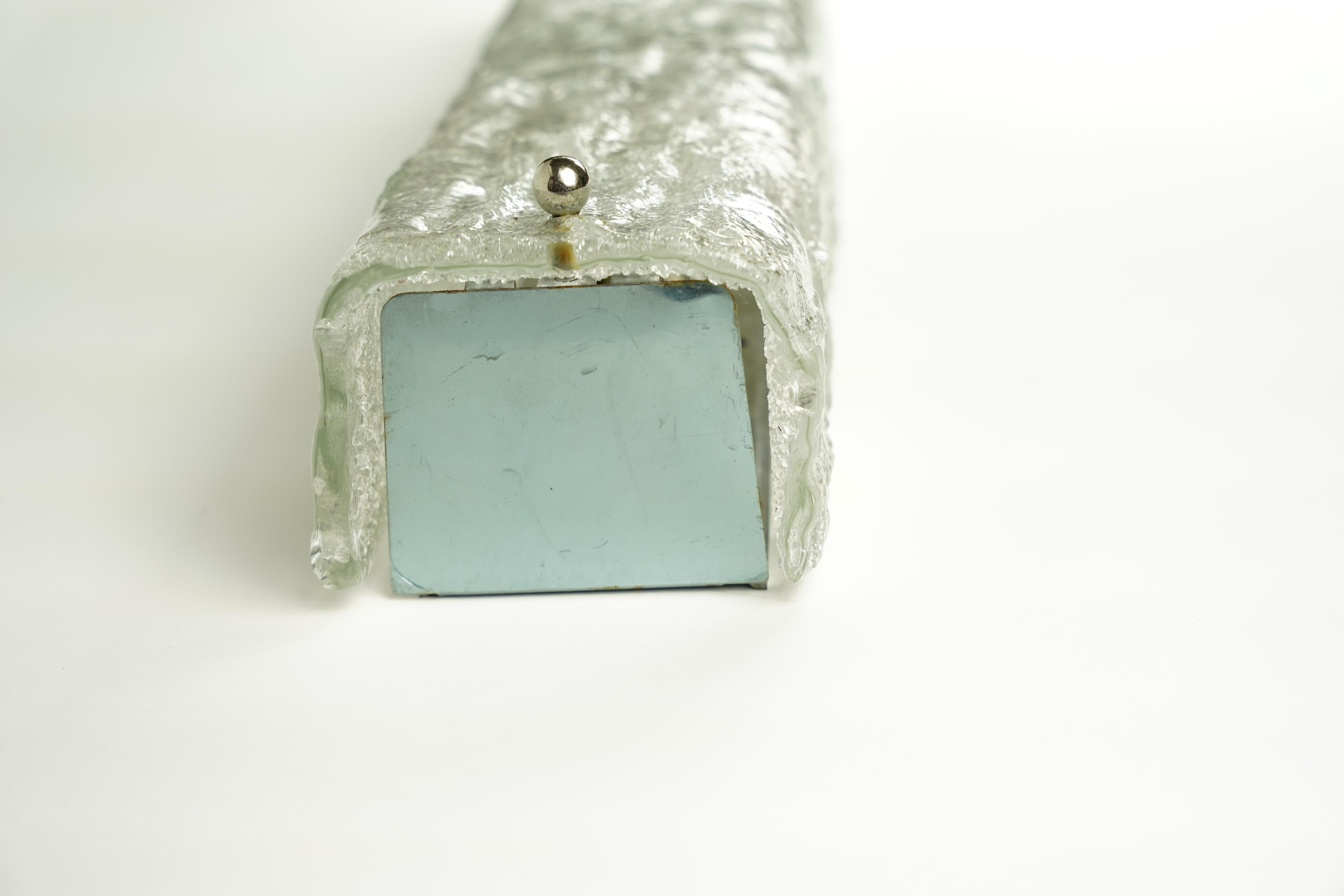 20th Century RZB Murano Glass Sconce, Germany, 1960 For Sale