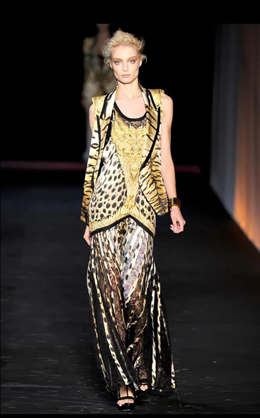 ROBERTO CAVALLI 

Collection Spring 2012 Look # 28

Leopard baroque printed dress
Sleeveless
Floor length
Content: 100% silk
Size IT 42 - US 6
Made in Italy

Brand new, with tags!
 100% authentic guarantee 

       PLEASE VISIT OUR STORE FOR MORE