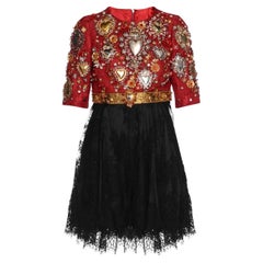S/2015 L#2 Vestido de encaje Dolce & Gabbana de Celebrity Closet Talla EU 40
