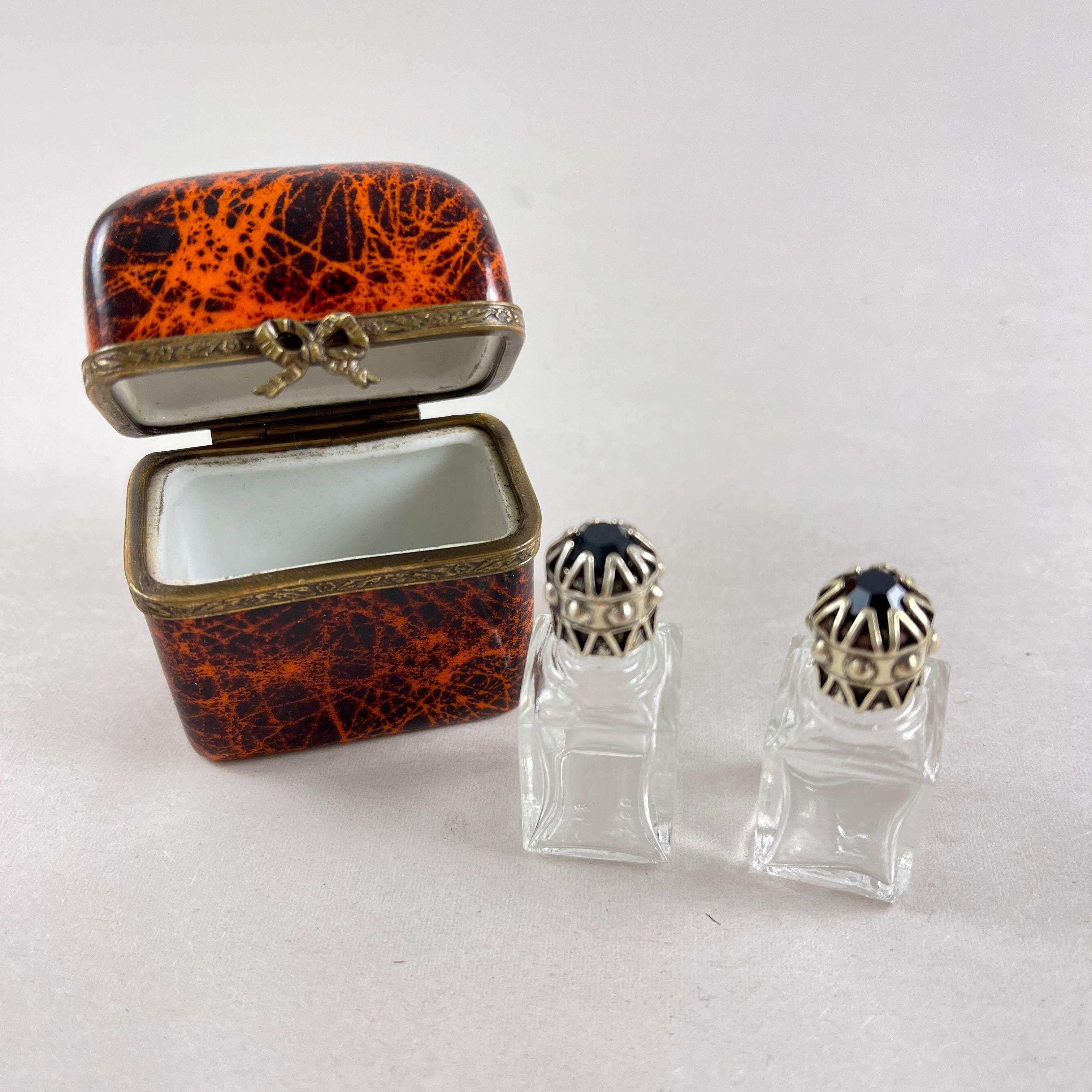 Mid-20th Century S/3 Limoges Boxes - (private listing for Teresa)