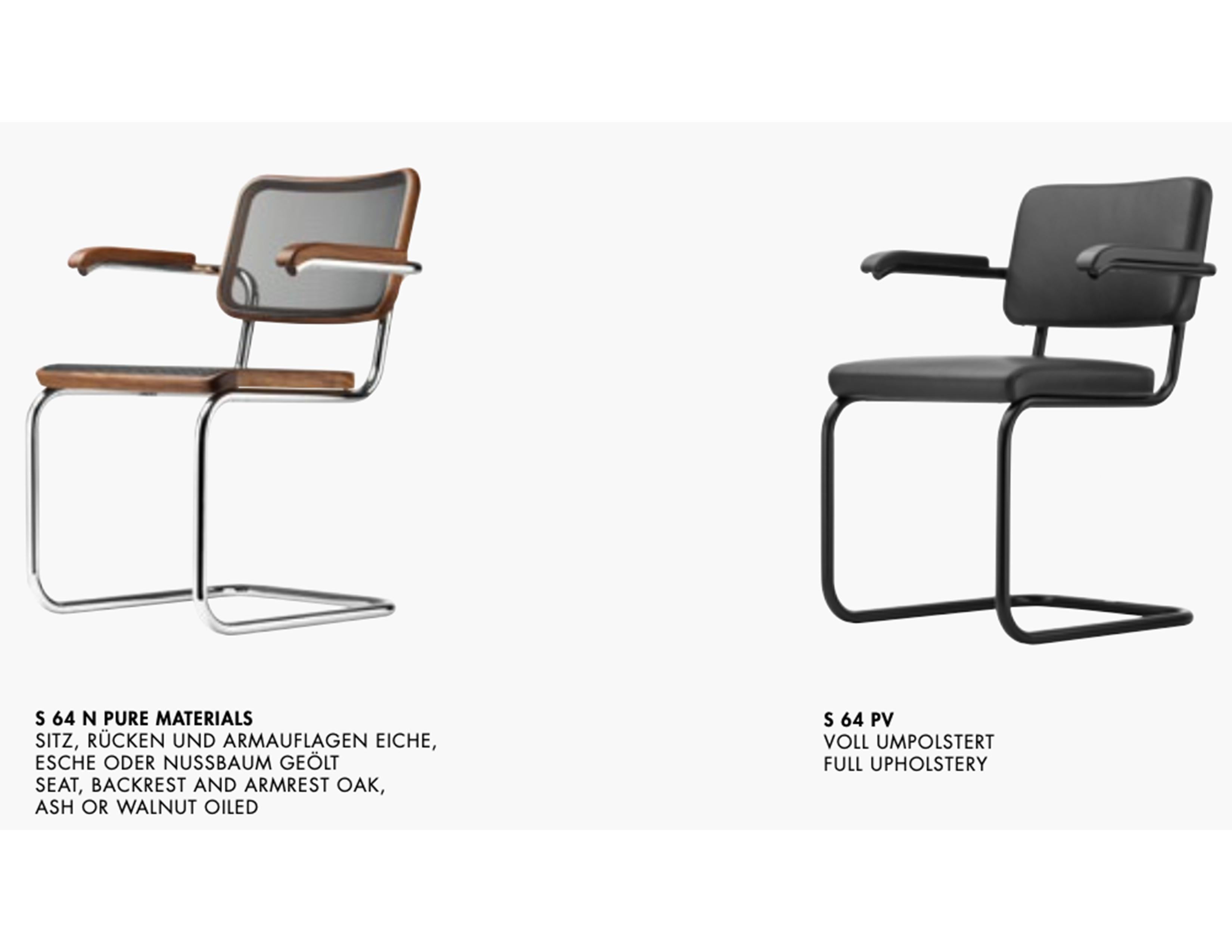 Silla Basculante S 32 VL Personalizable Diseñada por Marcel Breuer en Nuevo estado para la venta en New York, NY