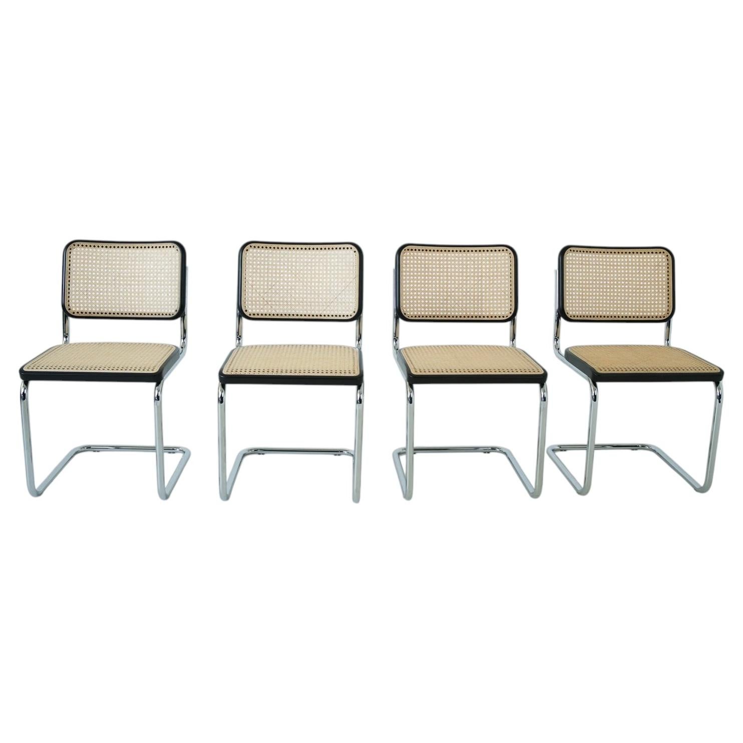 S 32 SPVNL Chair by Marcel Breuer for Thonet, Set of 4