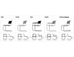 Customizable Gebruder T S 33 Cantilever Chair by Mart Stam