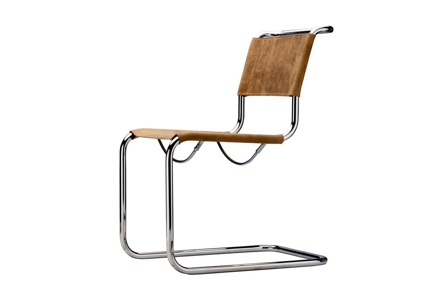 Chrome Fauteuil cantilever S 34 conçu par Mart Stam en vente