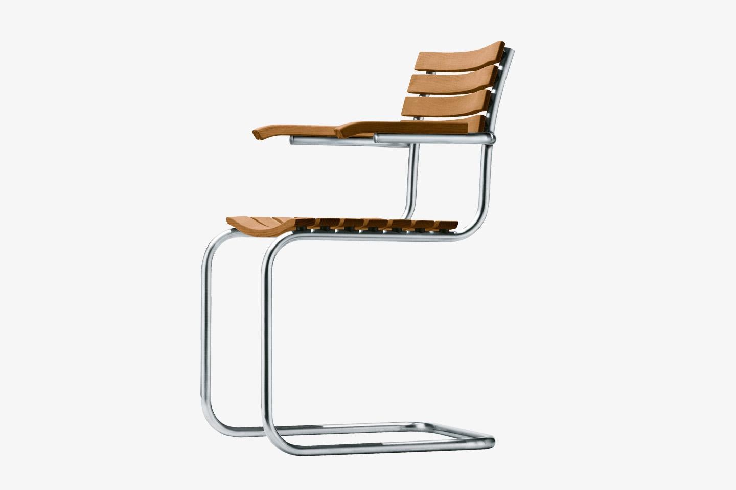 Chaise en porte-à-faux S 40 conçue par Mart Stam Neuf - En vente à New York, NY