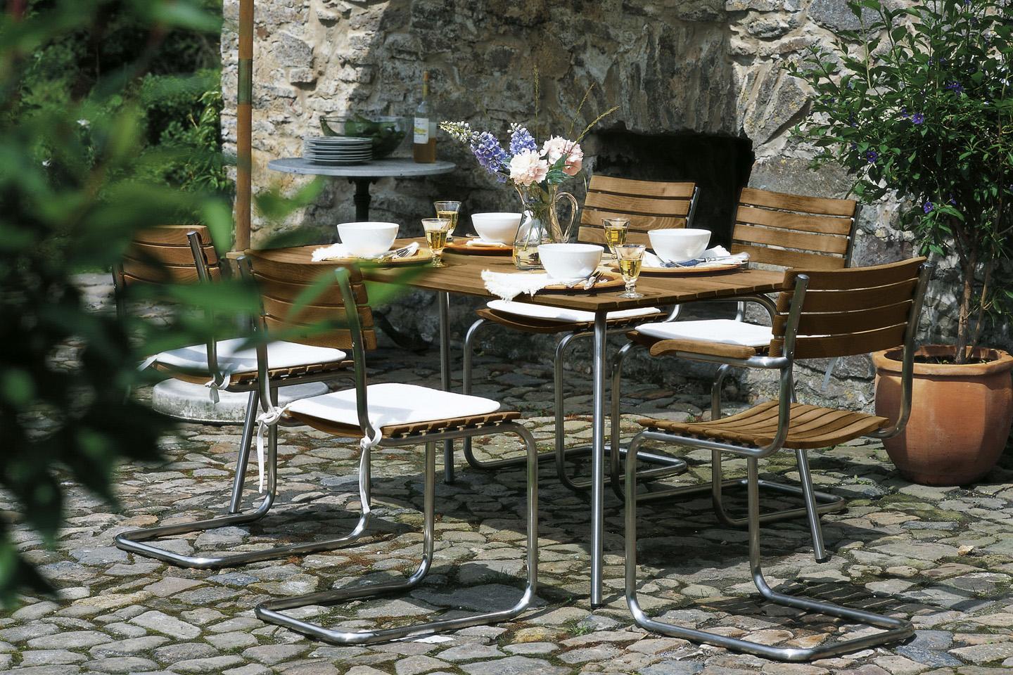 Acier inoxydable Chaise en porte-à-faux S 40 conçue par Mart Stam en vente