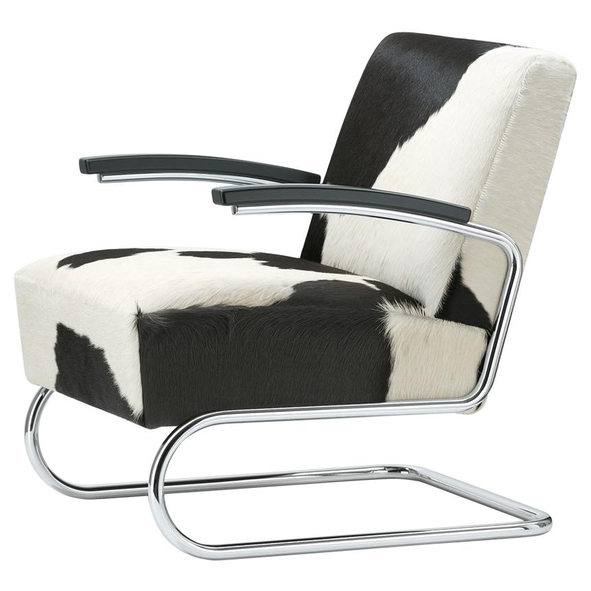 S 411 Cowhide Cantilever Lounge Chair