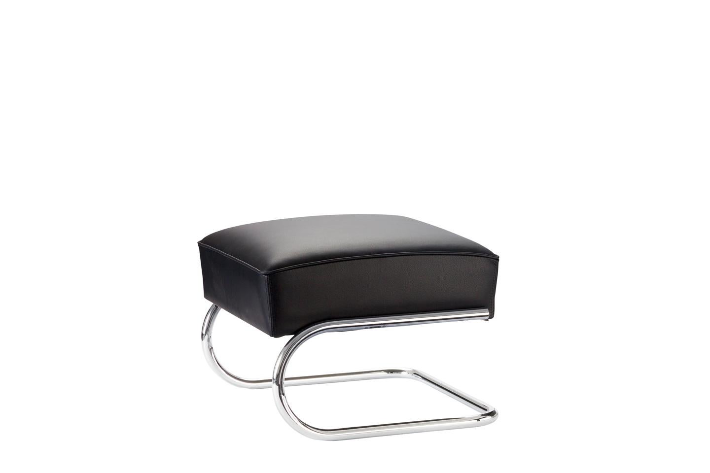 S 411 Leather Cantilever Lounge Chair For Sale 5