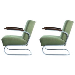 S 411 Type Armchairs by Mücke Melder, circa 1940