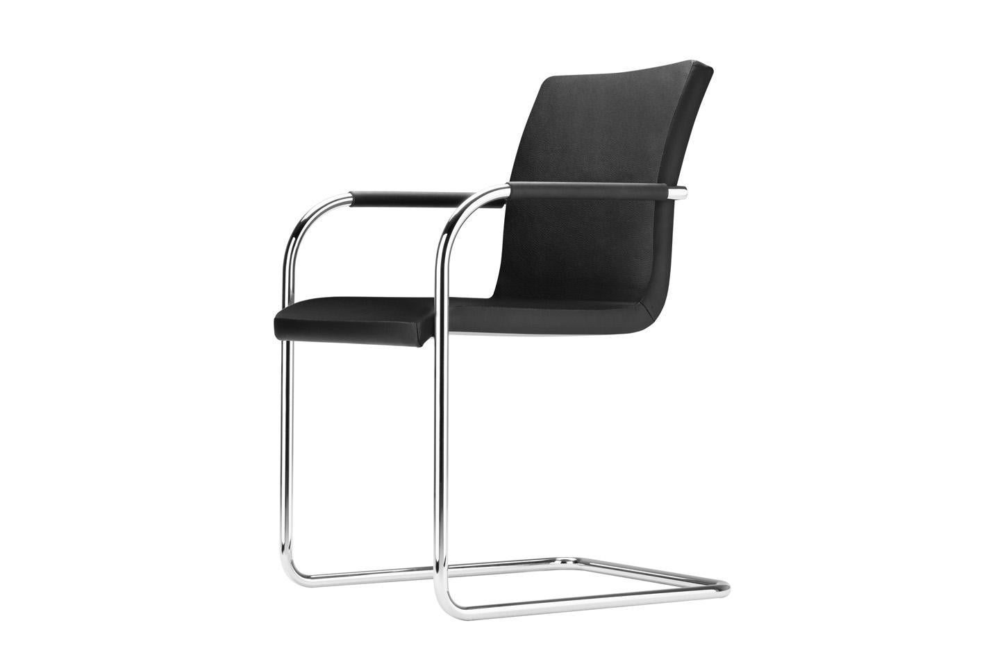 Leather S 53 SPF Cantilever Armchair For Sale