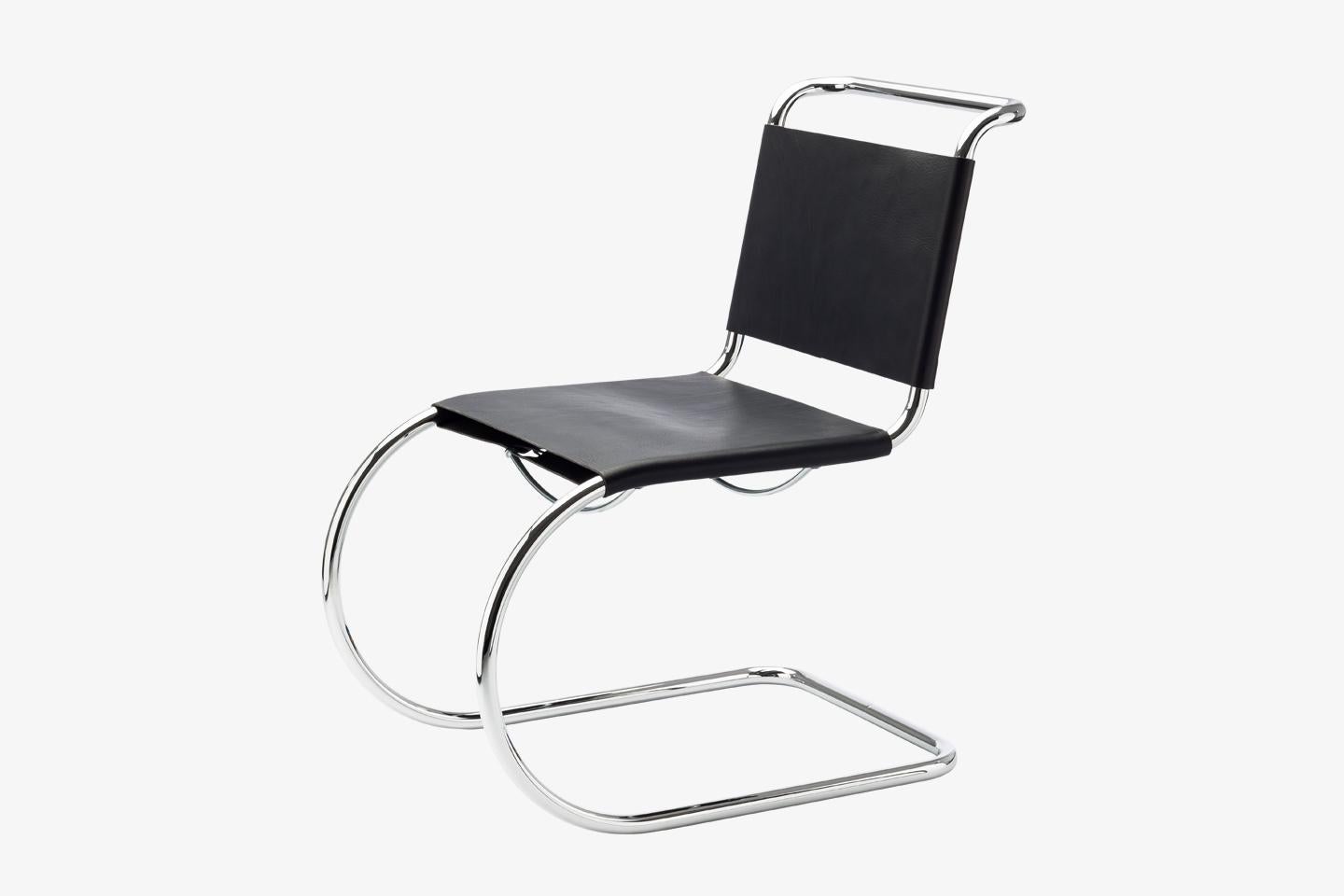 Freitragender Stuhl S 533 entworfen von Ludwig Mies van der Rohe im Angebot 5