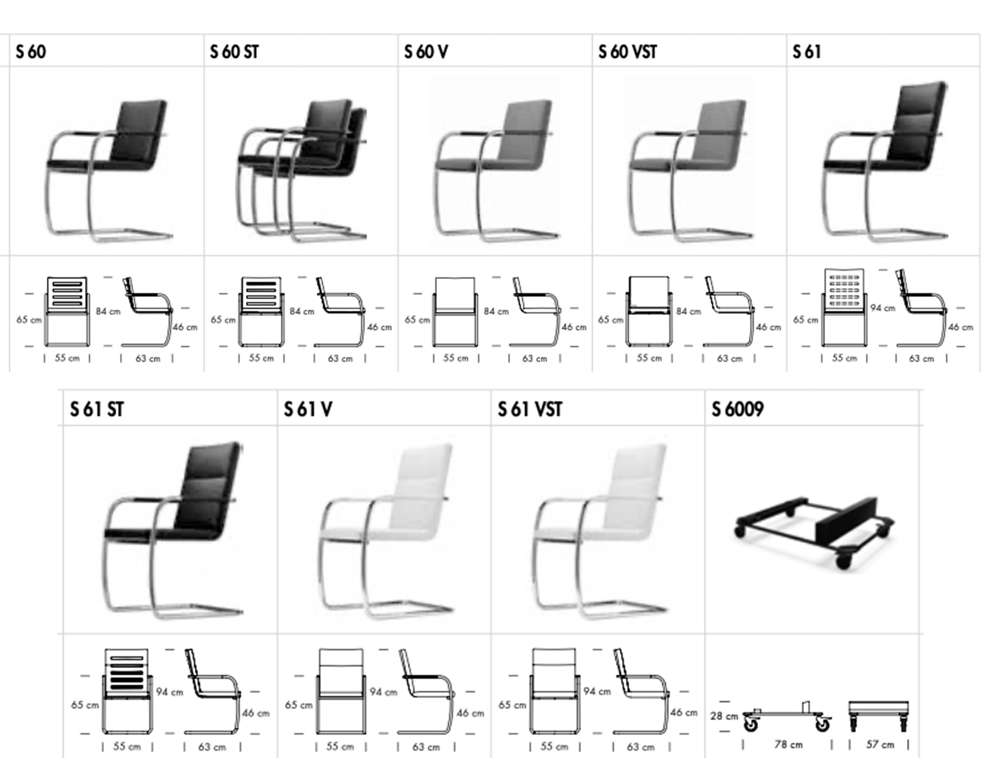 S 60 Chair Designed by Glen Oliver Löw For Sale 5