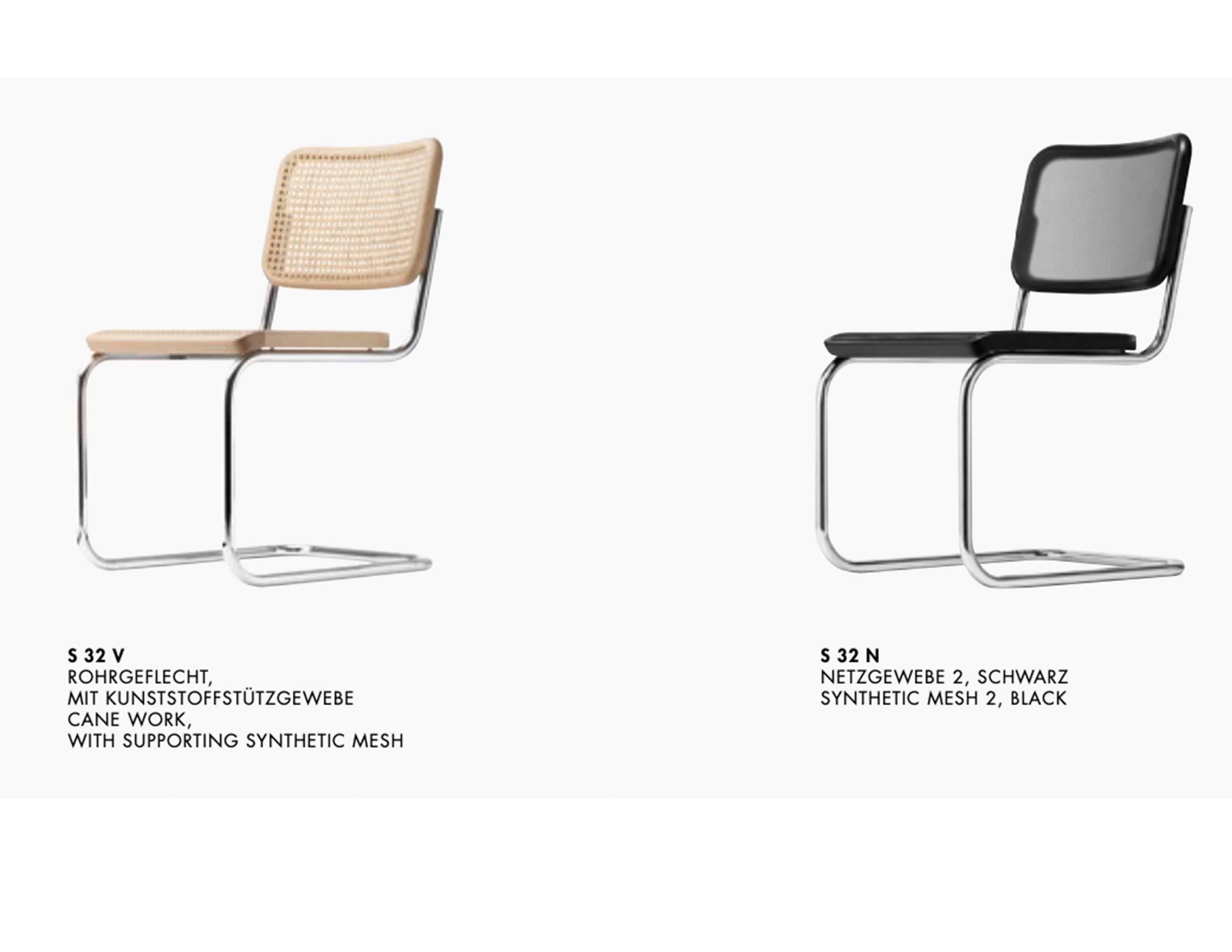 Freitragender, anpassbarer S 64-Sessel von Marcel Breuer (Chrom) im Angebot