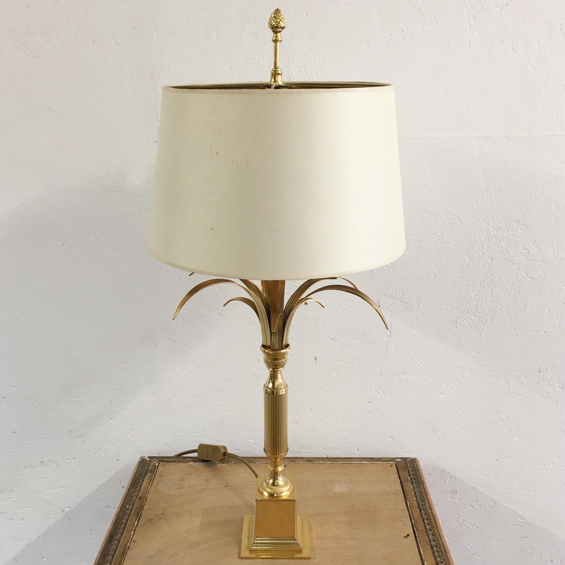 Mid-Century Modern S A Boulanger Pineapple Table Lamp