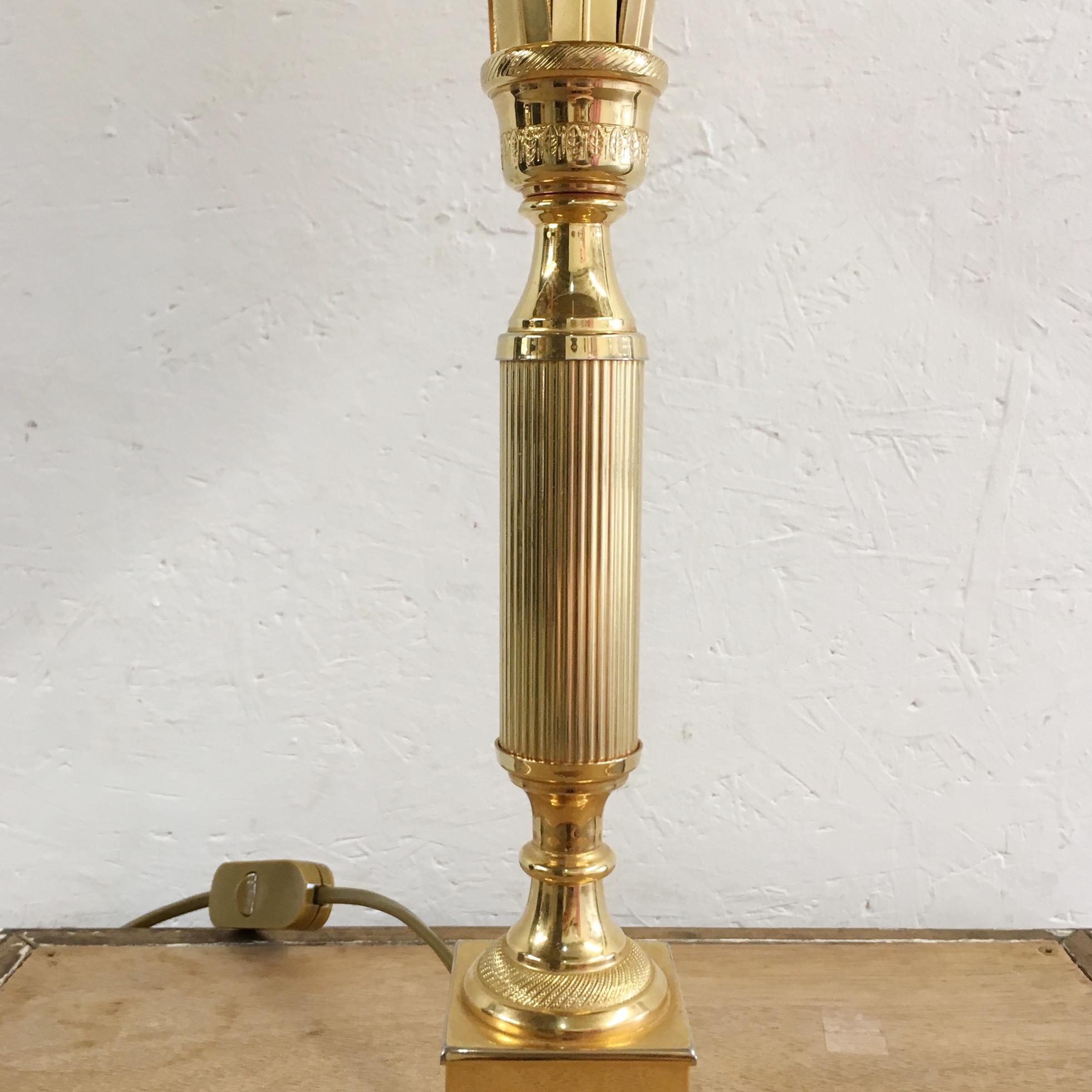 Brass S A Boulanger Pineapple Table Lamp
