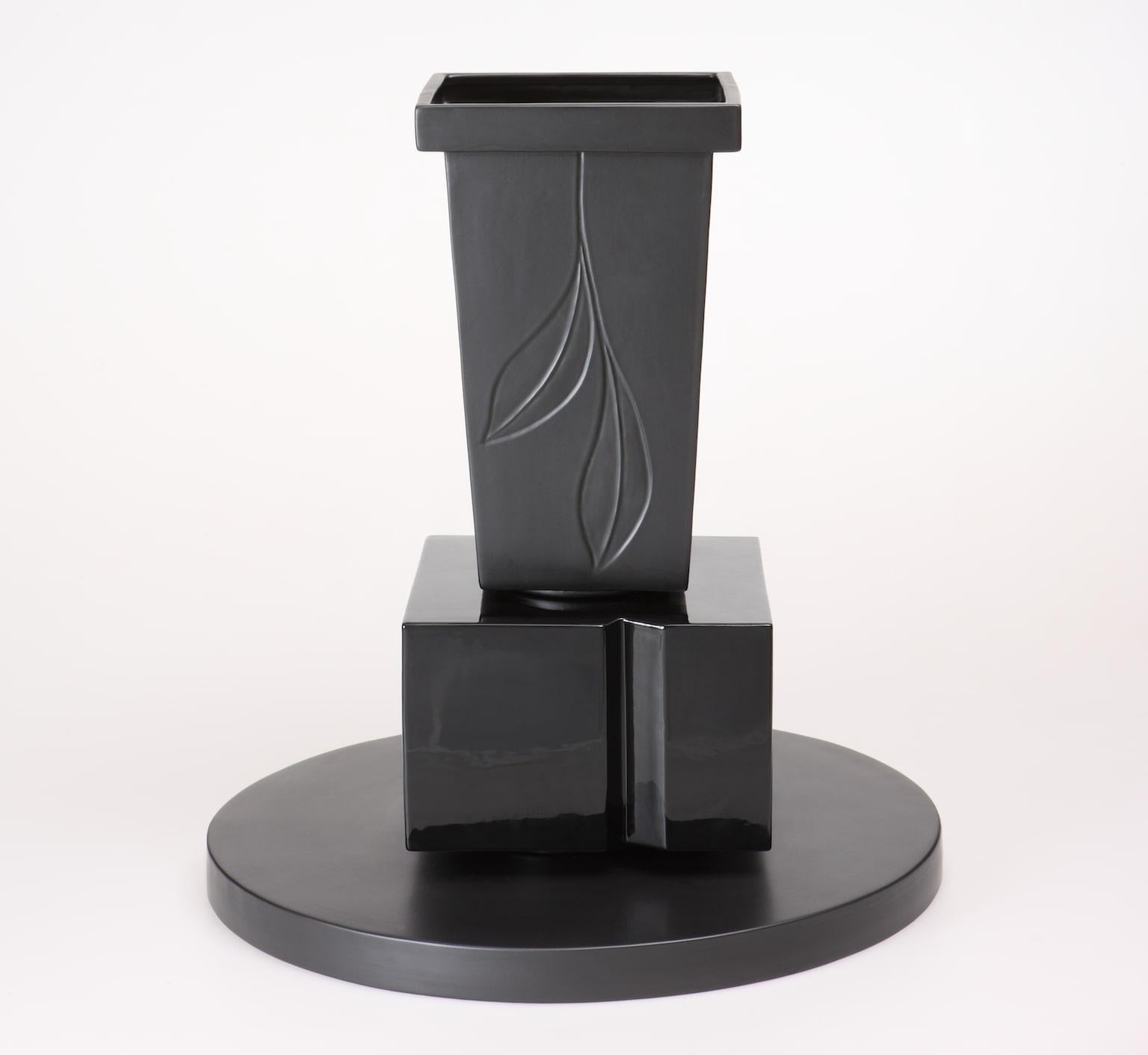 Moderne Vase en céramique Indu Modèle de Sergio Asti pour Superego Editions, Italie en vente