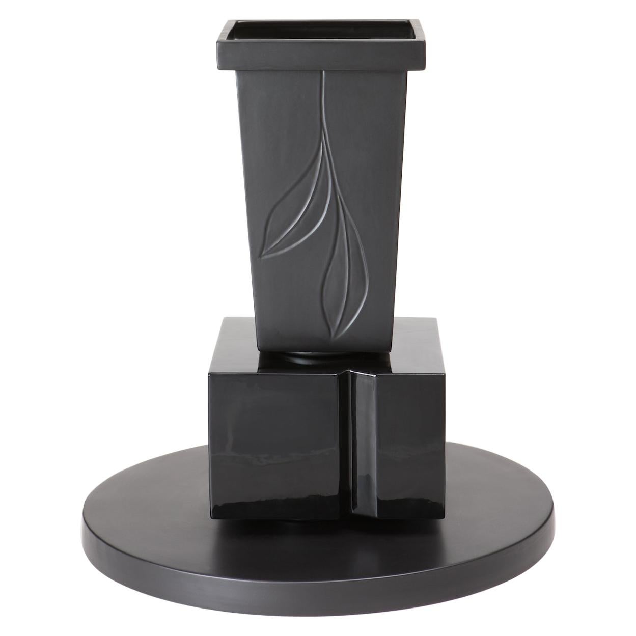 Vase en céramique Indu Modèle de Sergio Asti pour Superego Editions, Italie