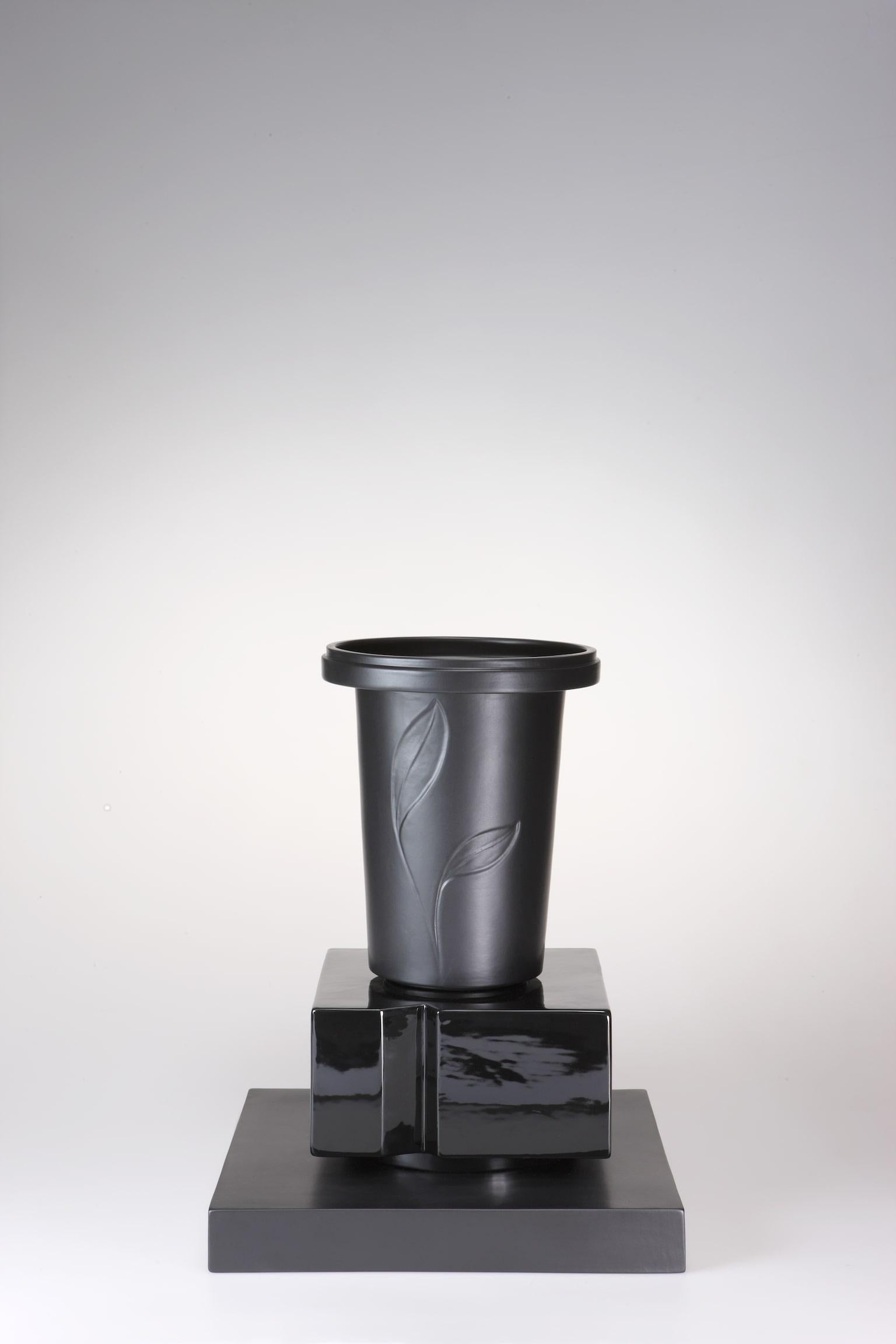 Moderne Vase en céramique Padma Modèle de Sergio Asti pour Superego Editions, Italie en vente
