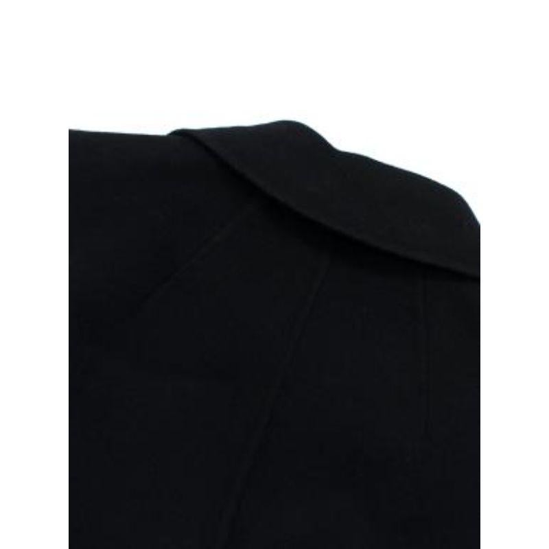 S black wool coat For Sale 4