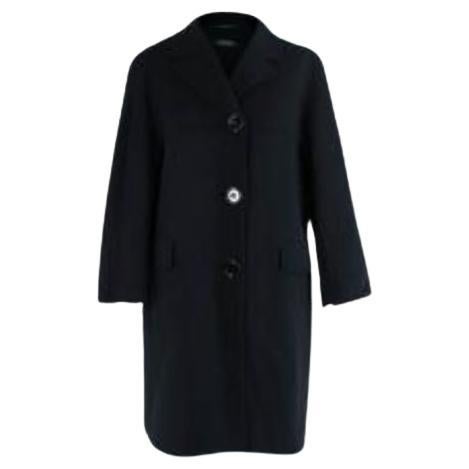 S black wool coat For Sale