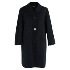 S black wool coat