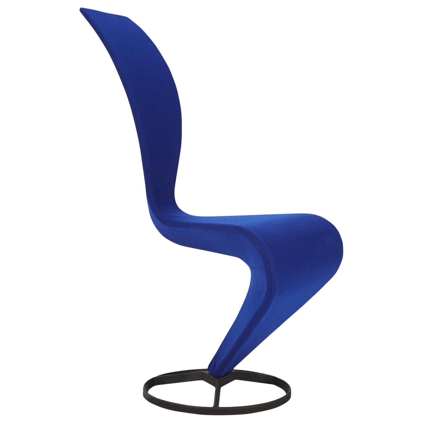 S Chair with Cast Iron Base by Tom Dixon, Blue(HERO.jpg)