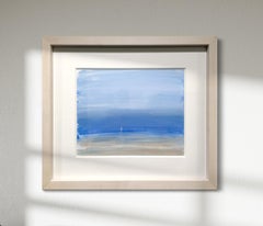 "One Sail, " Contemporary Seascape Painting