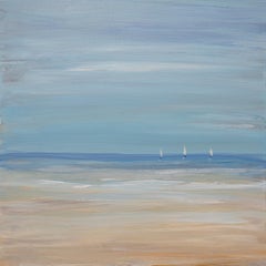 "Three Musketeers", Small Seascape Painting