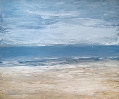 "Windswept II, " Abstract Seascape Painting