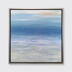 "Calm Waters II, " Framed Limited Edition Giclee Print, 30" x 30"