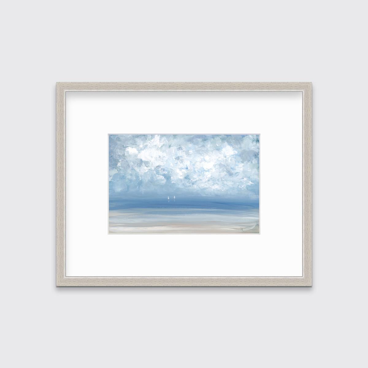 S. Cora Aldo Landscape Print - "High Clouds, " Framed Limited Edition Giclee Print, 10" x 15"