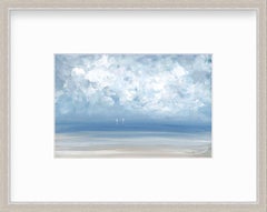 "Nubes altas, " Impresión Giclée enmarcada de edición limitada, 12" x 18"