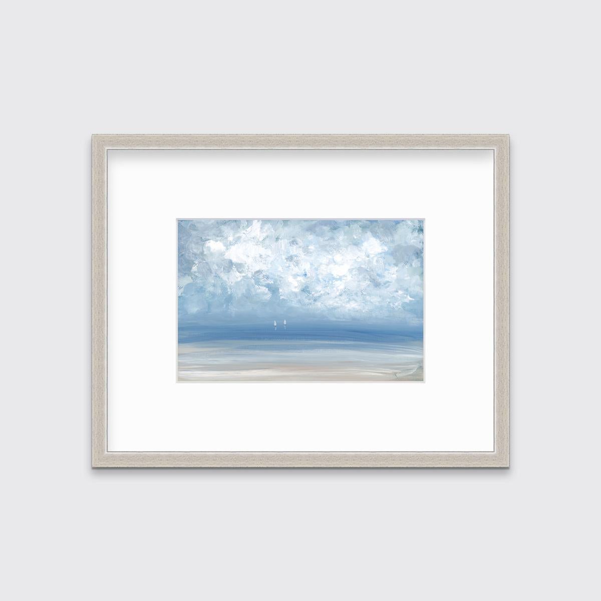 S. Cora Aldo Landscape Print – „High Clouds“, gerahmter Giclee-Druck in limitierter Auflage, 8" x 12"