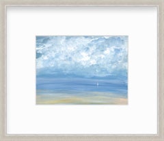 "Monday Sail, " Framed Limited Edition Giclee Print, 6" x 8"