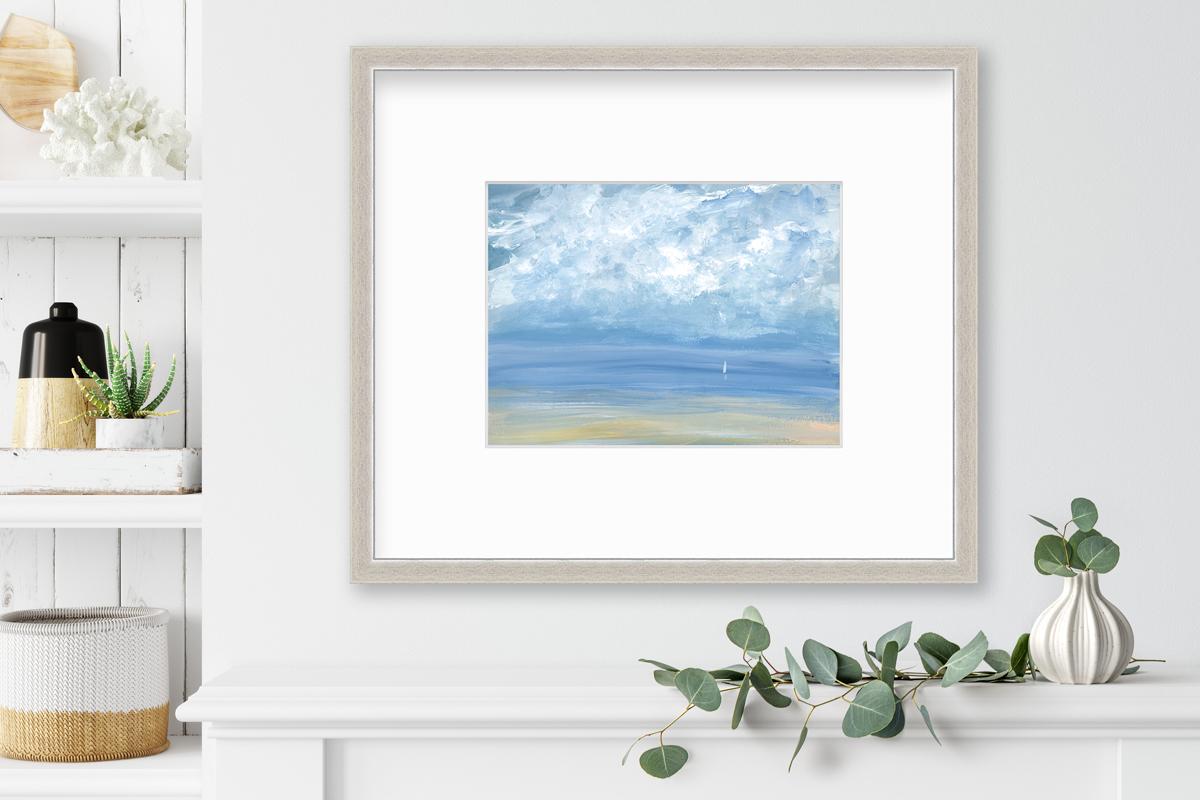 „Monday Sail“, gerahmter Giclee-Druck in limitierter Auflage, 6