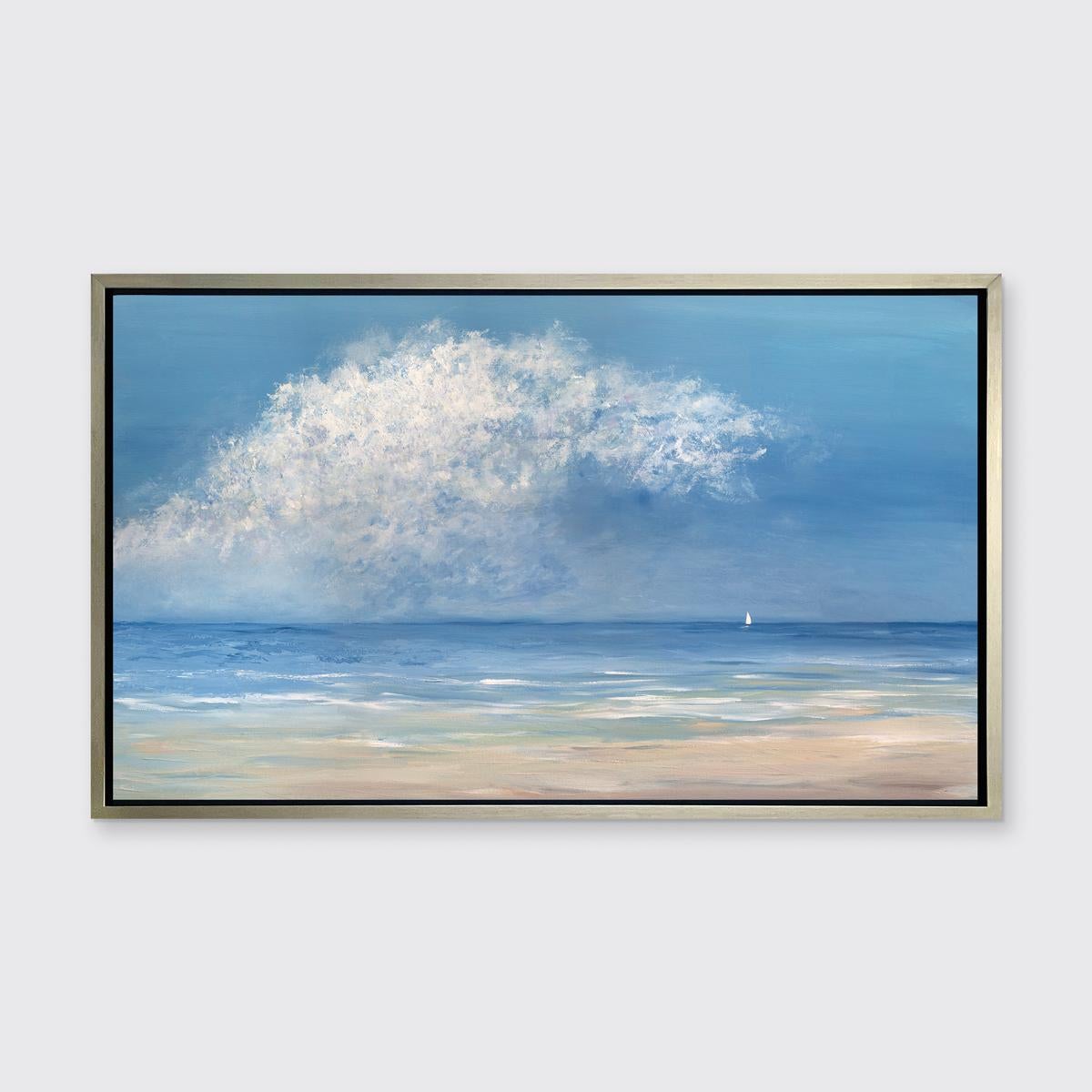 S. Cora Aldo Landscape Print - "On the Wind, " Framed Limited Edition Giclee Print, 18" x 30"