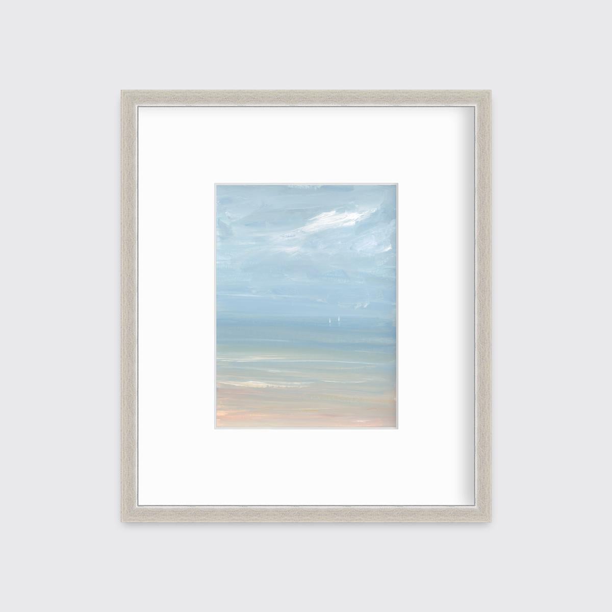 S. Cora Aldo Landscape Print - "Open Waters, " Framed Limited Edition Giclee Print, 24" x 18"