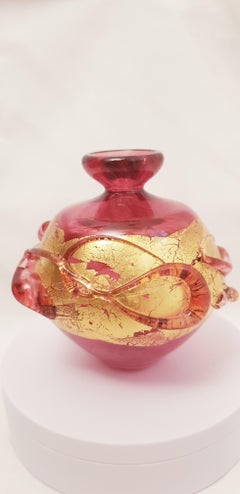 S Costantini Murano Glass Vase